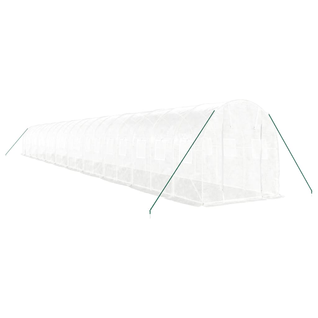 8720845891220_g_en_hd_1 vidaXL Greenhouse with Steel Frame White 40 m² 20x2x2 m - Image 3