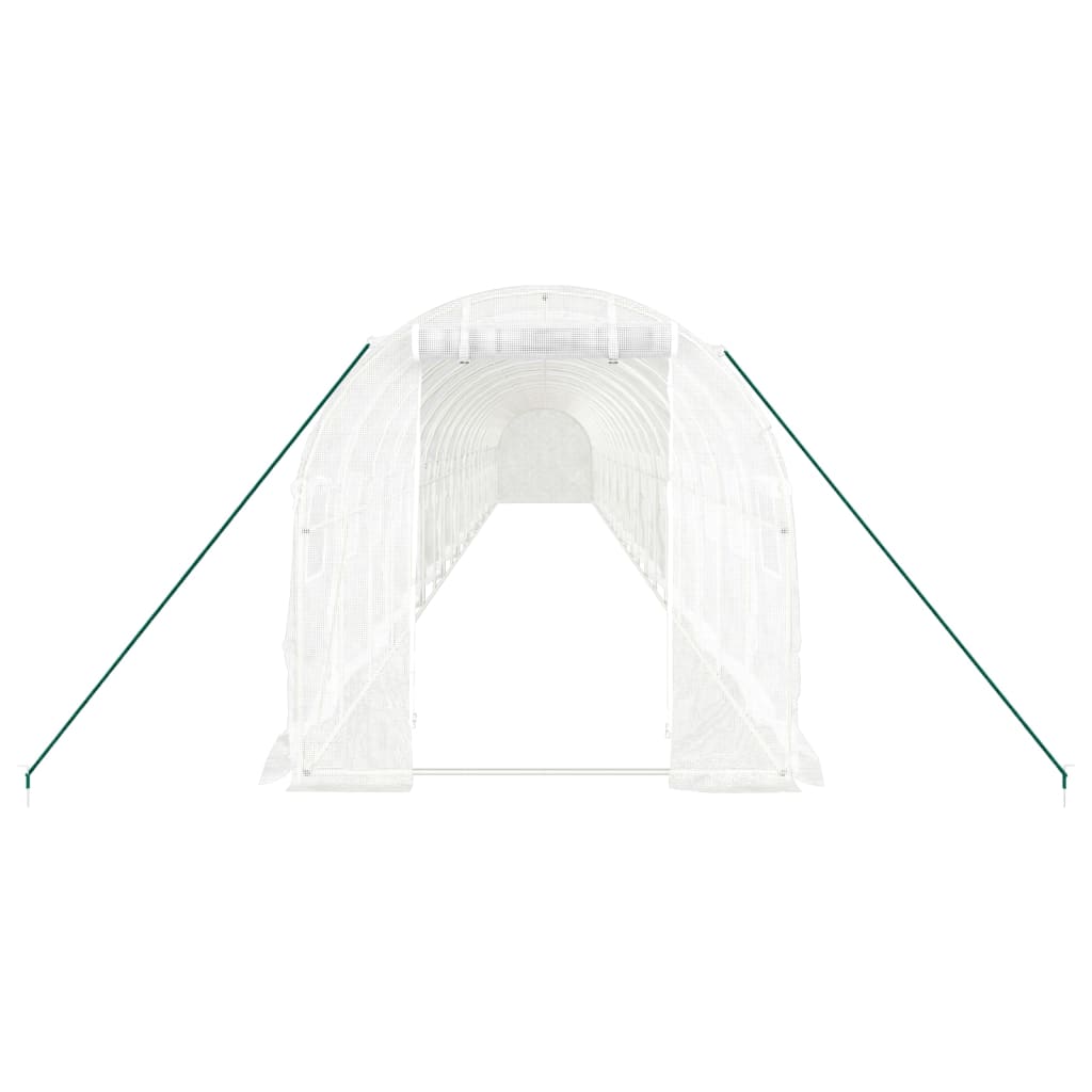 8720845891220_g_en_hd_2 vidaXL Greenhouse with Steel Frame White 40 m² 20x2x2 m - Image 4