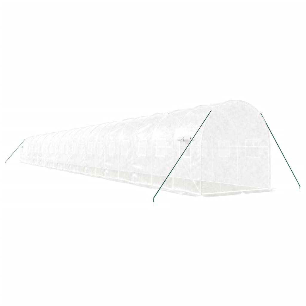 8720845891237_g_en_hd_4 vidaXL Greenhouse with Steel Frame White 44 m² 22x2x2 m - Image 6