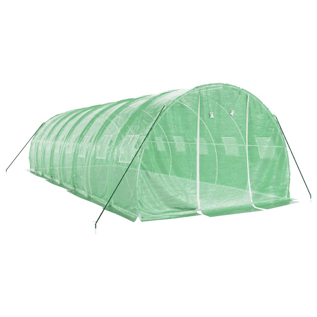 8720845891275_g_en_hd_1 vidaXL Greenhouse with Steel Frame Green 24 m² 8x3x2 m - Image 3