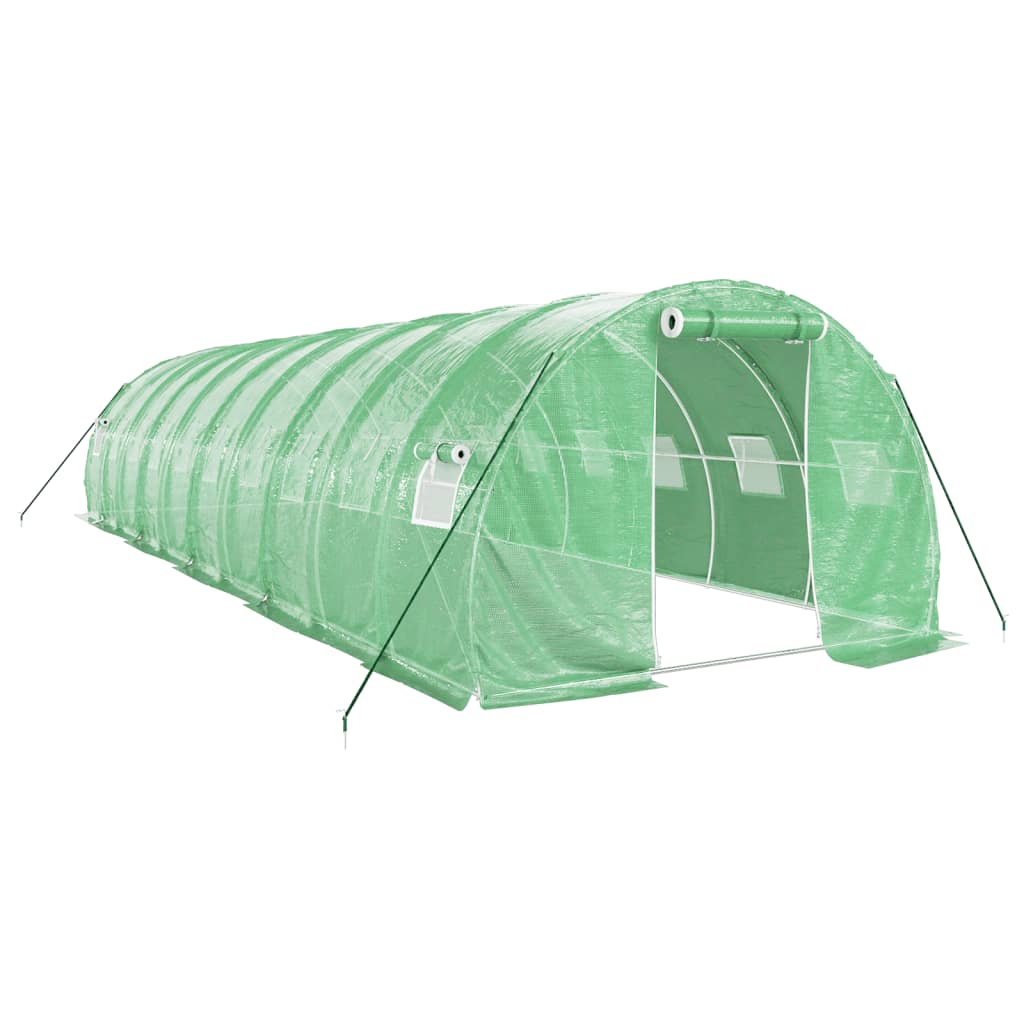 8720845891282_a_en_hd_1 vidaXL Greenhouse with Steel Frame Green 30 m² 10x3x2 m - Image 2