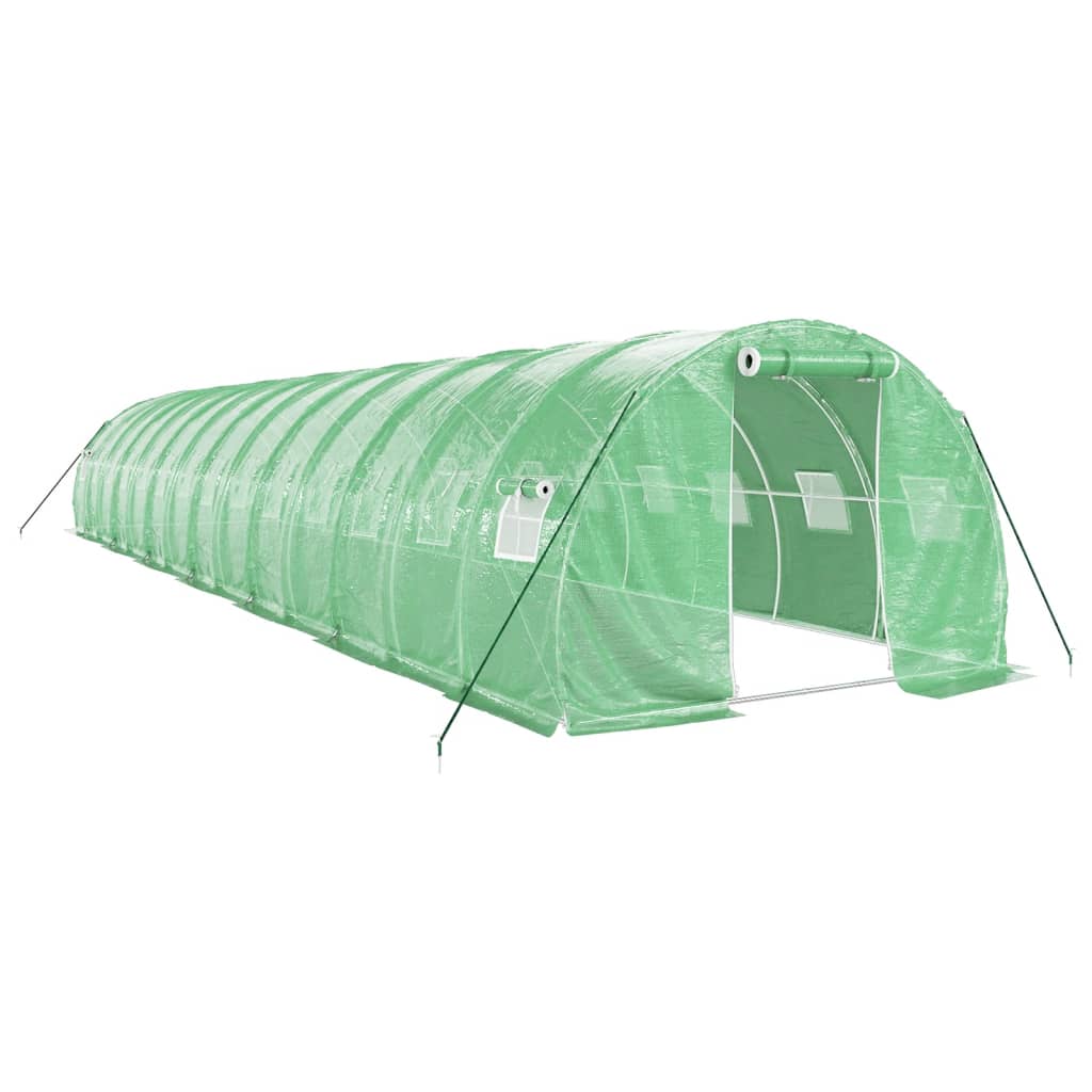 8720845891305_a_en_hd_1 vidaXL Greenhouse with Steel Frame Green 42 m² 14x3x2 m - Image 2