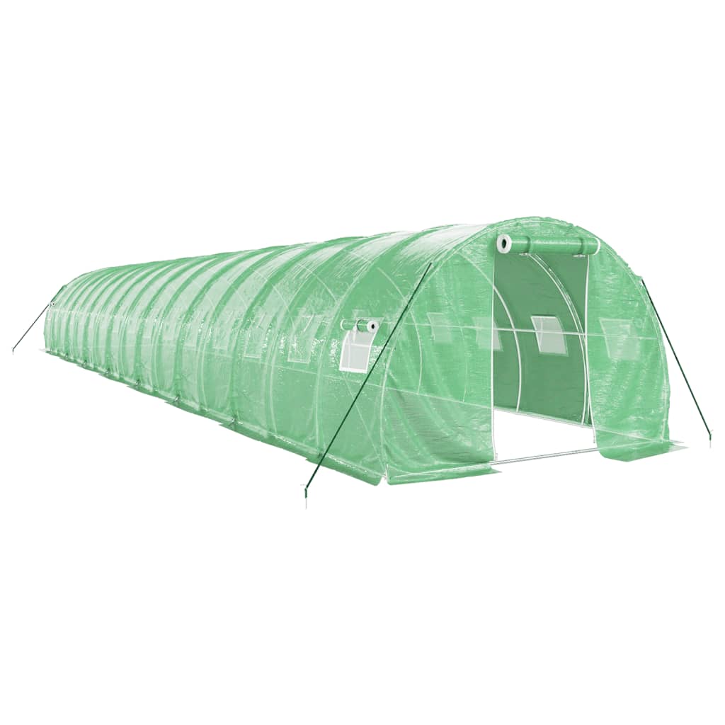 8720845891312_a_en_hd_1 vidaXL Greenhouse with Steel Frame Green 48 m² 16x3x2 m - Image 2