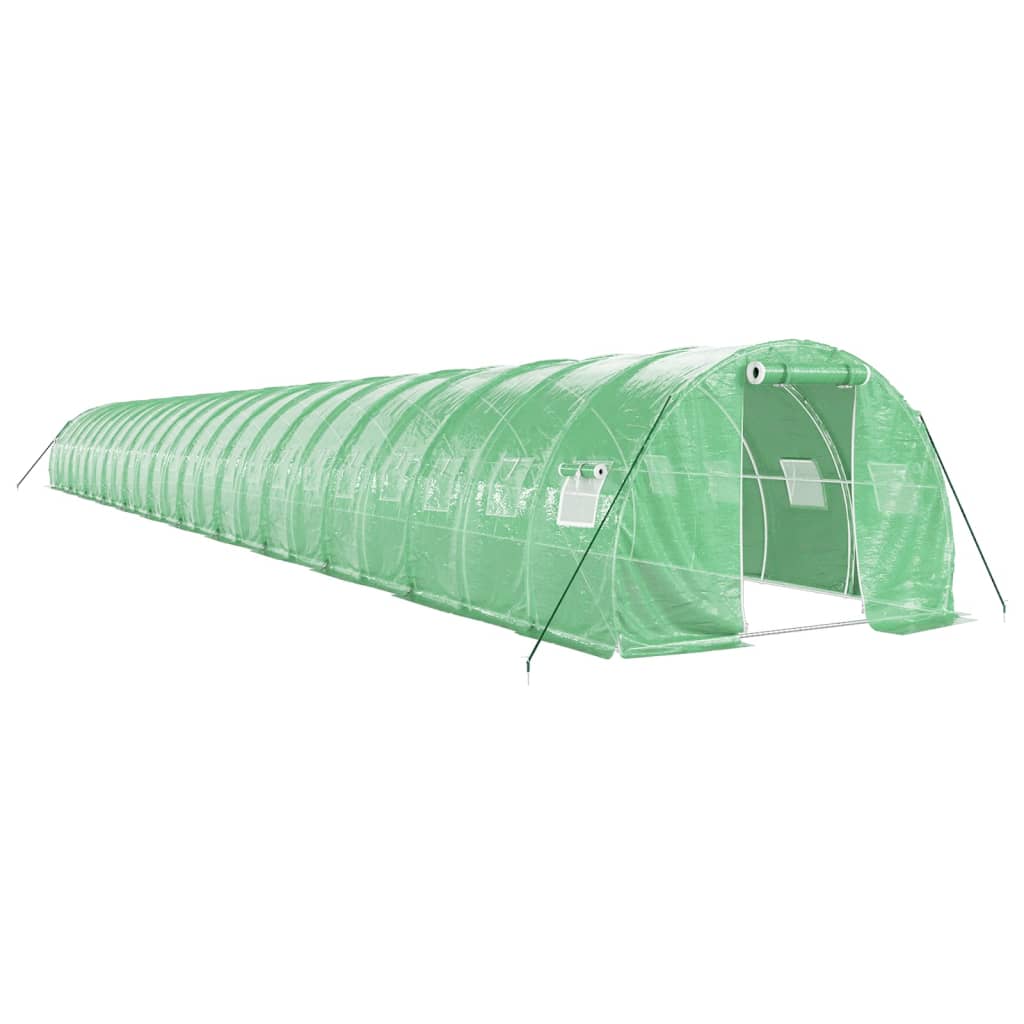 8720845891350_a_en_hd_1 vidaXL Greenhouse with Steel Frame Green 72 m² 24x3x2 m - Image 2