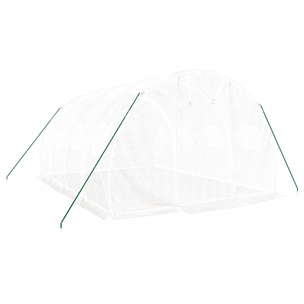 8720845891367_g_en_hd_1 vidaXL Greenhouse with Steel Frame White 12 m² 4x3x2 m - Image 3