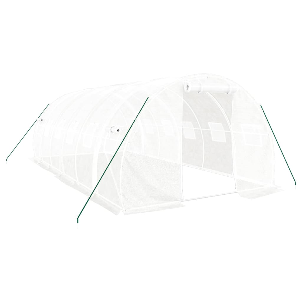 8720845891374_a_en_hd_1 vidaXL Greenhouse with Steel Frame White 18 m² 6x3x2 m - Image 2