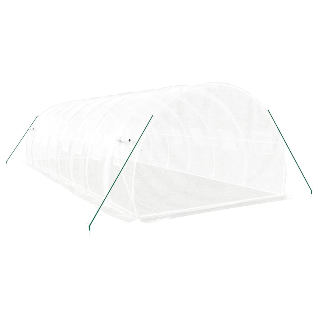 8720845891381_g_en_hd_4 vidaXL Greenhouse with Steel Frame White 24 m² 8x3x2 m - Image 6