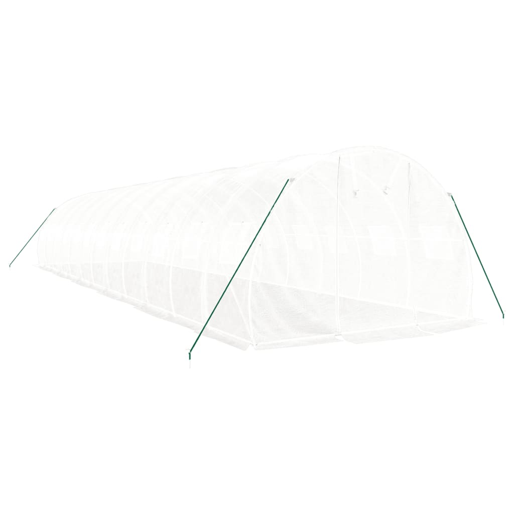 8720845891404_g_en_hd_1 vidaXL Greenhouse with Steel Frame White 36 m² 12x3x2 m - Image 3