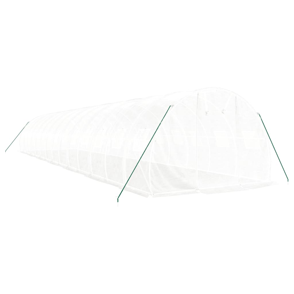 8720845891411_g_en_hd_1 vidaXL Greenhouse with Steel Frame White 42 m² 14x3x2 m - Image 3