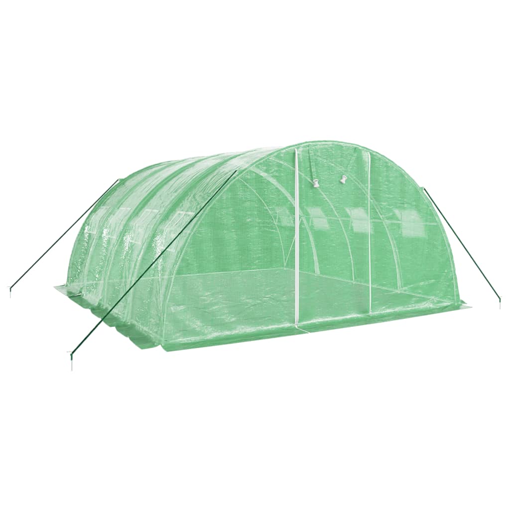 8720845891473_g_en_hd_1 vidaXL Greenhouse with Steel Frame Green 16 m² 4x4x2 m - Image 3