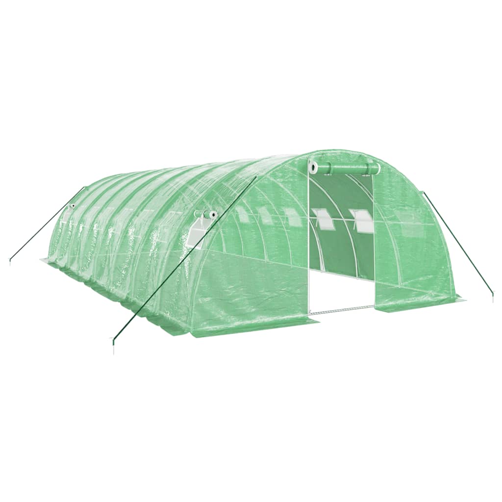 8720845891497_a_en_hd_1 vidaXL Greenhouse with Steel Frame Green 32 m² 8x4x2 m - Image 2
