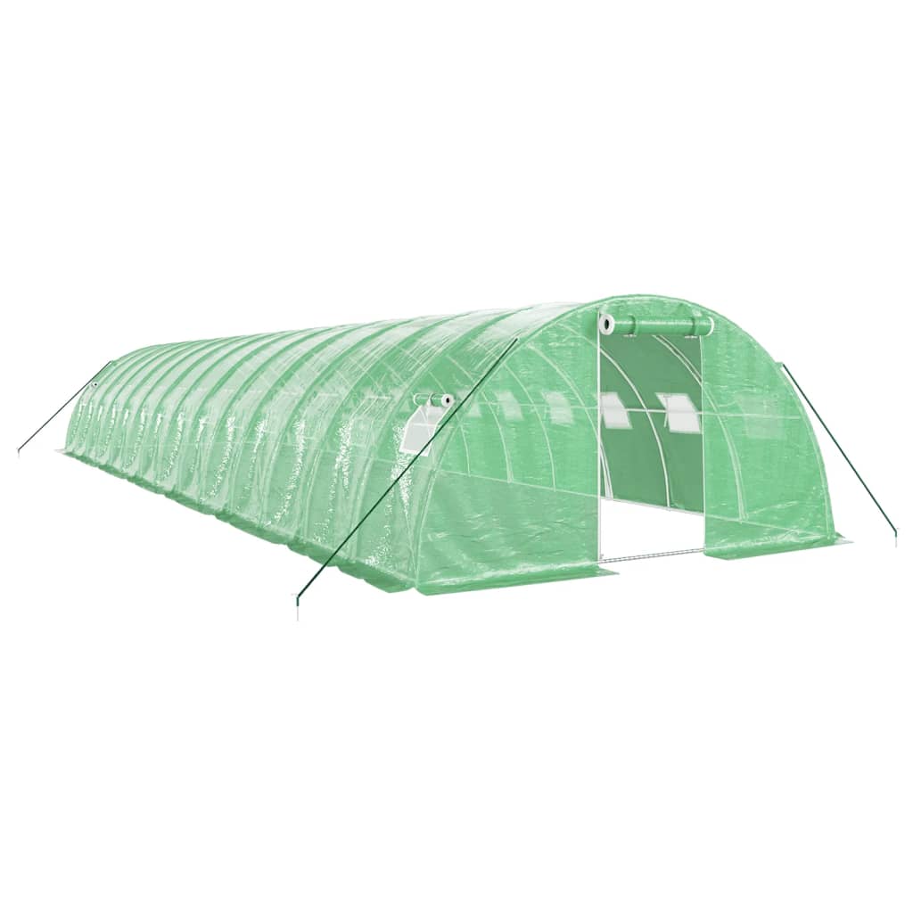 8720845891527_a_en_hd_1 vidaXL Greenhouse with Steel Frame Green 56 m² 14x4x2 m - Image 2