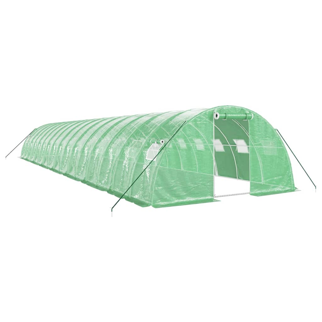8720845891534_a_en_hd_1 vidaXL Greenhouse with Steel Frame Green 64 m² 16x4x2 m - Image 2