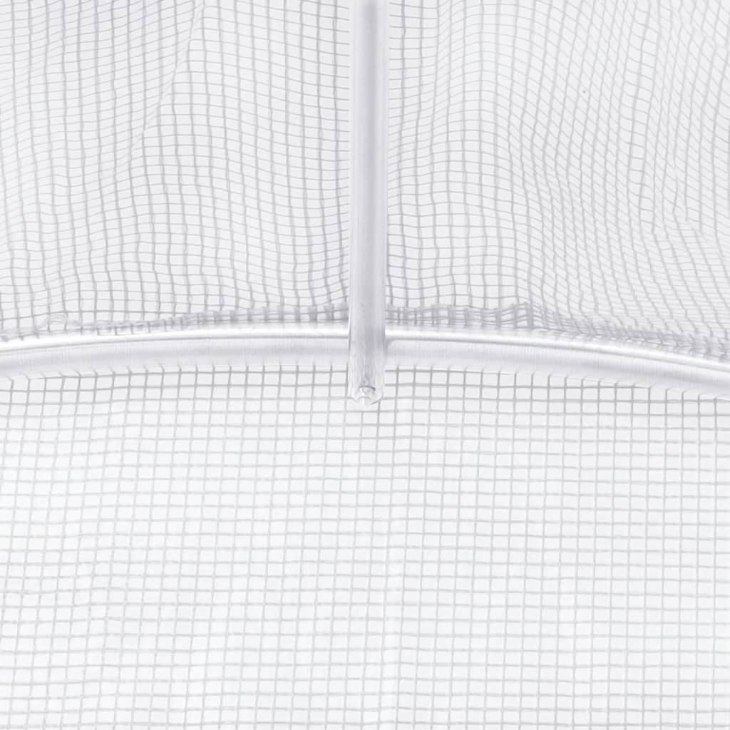 8720845891589_g_en_hd_7 vidaXL Greenhouse with Steel Frame White 16 m² 4x4x2 m - Image 9