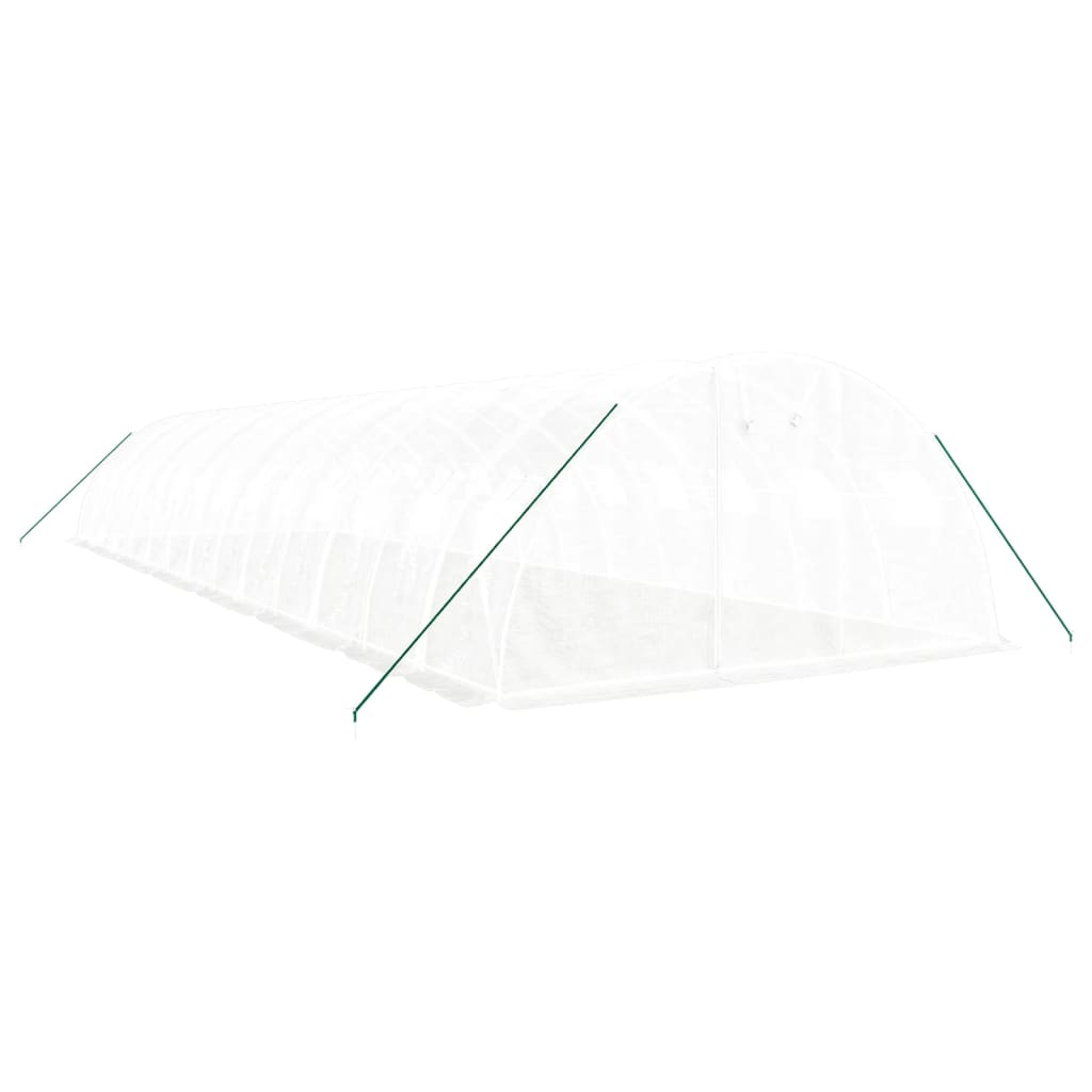 8720845891633_g_en_hd_1 vidaXL Greenhouse with Steel Frame White 56 m² 14x4x2 m - Image 3