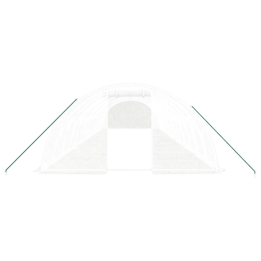 8720845891633_g_en_hd_2 vidaXL Greenhouse with Steel Frame White 56 m² 14x4x2 m - Image 4