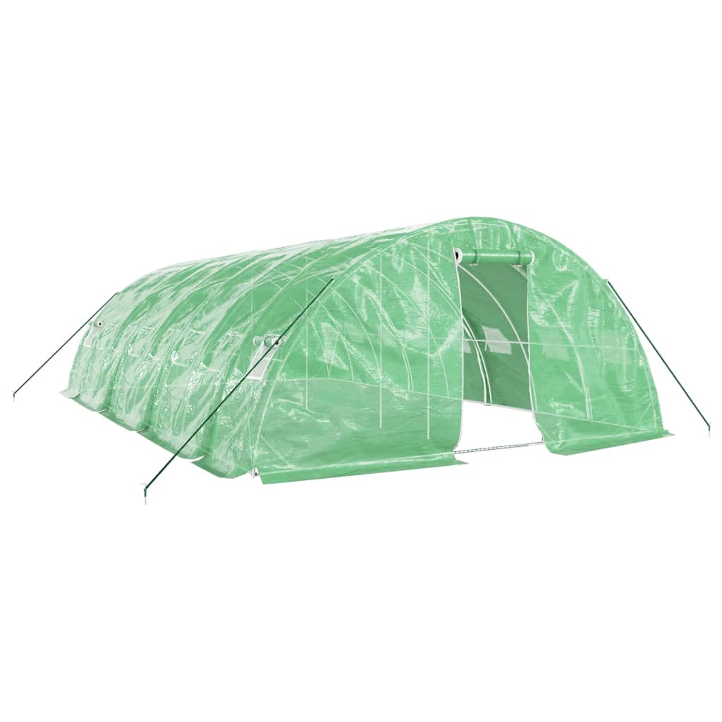 8720845891718_a_en_hd_1 vidaXL Greenhouse with Steel Frame Green 40 m² 8x5x2.3 m - Image 2