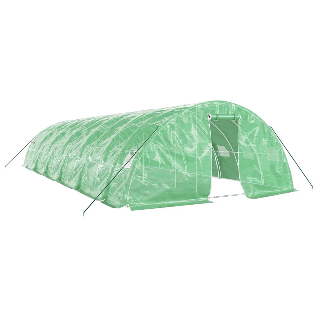 8720845891732_a_en_hd_1 vidaXL Greenhouse with Steel Frame Green 60 m² 12x5x2.3 m - Image 2