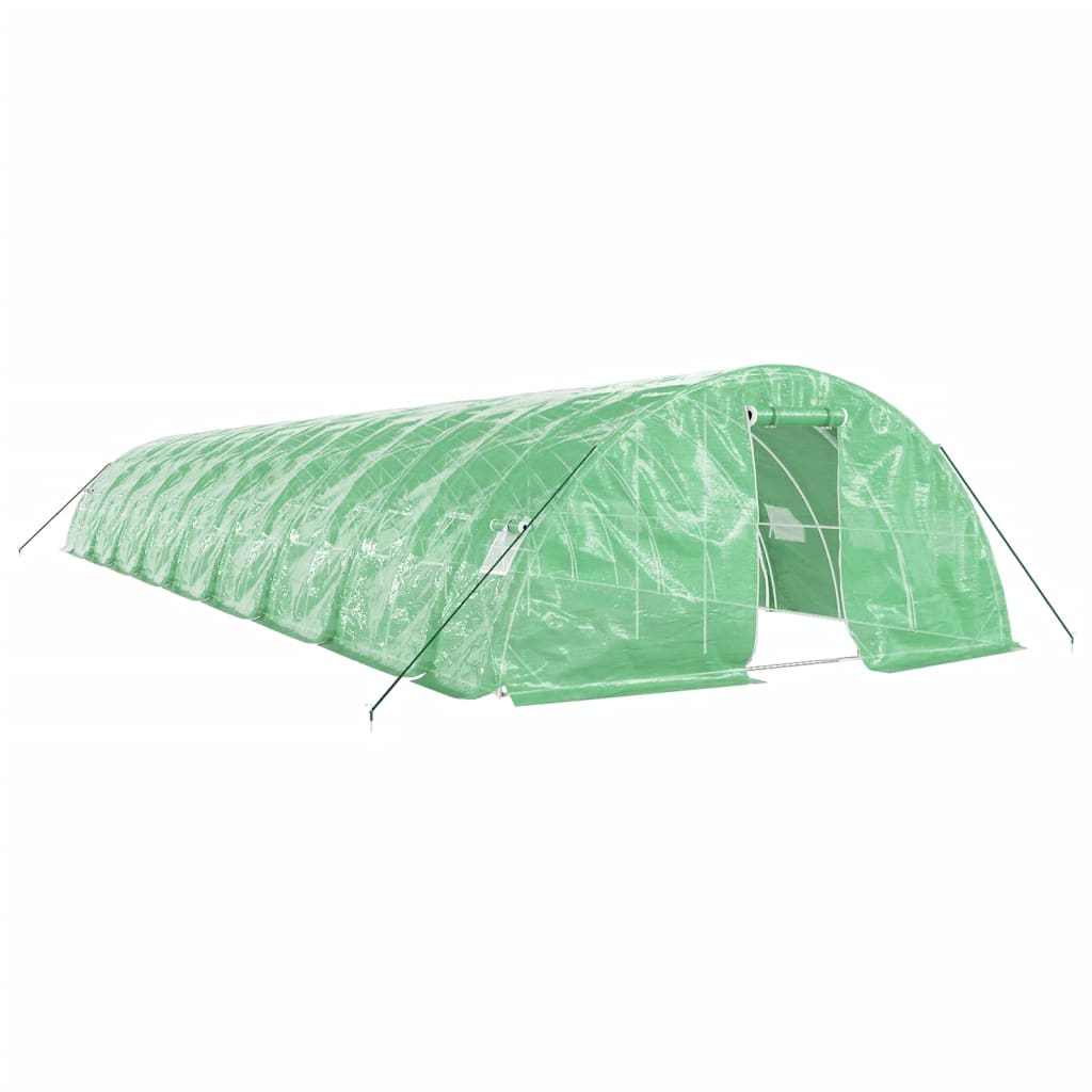 8720845891763_a_en_hd_1 vidaXL Greenhouse with Steel Frame Green 90 m² 18x5x2.3 m - Image 2