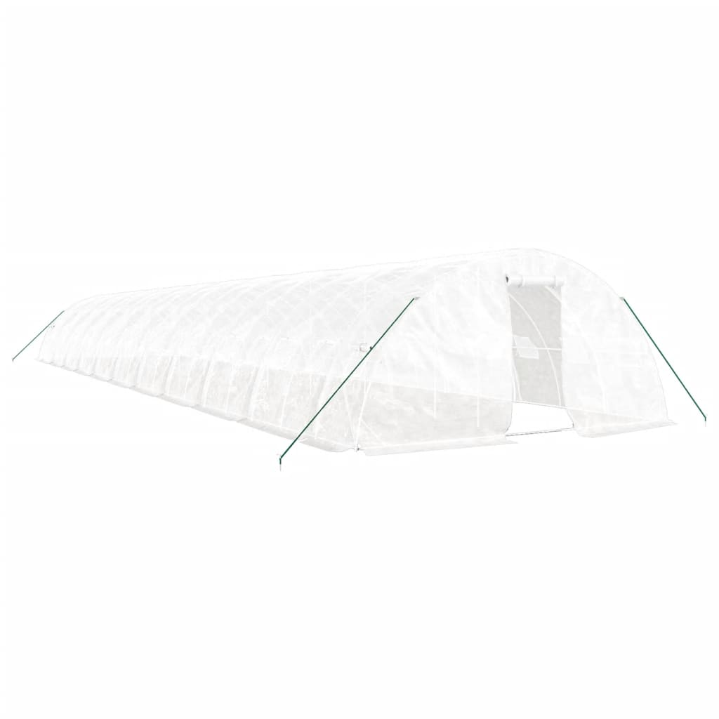 8720845891893_a_en_hd_1 vidaXL Greenhouse with Steel Frame White 110 m² 22x5x2.3 m - Image 2