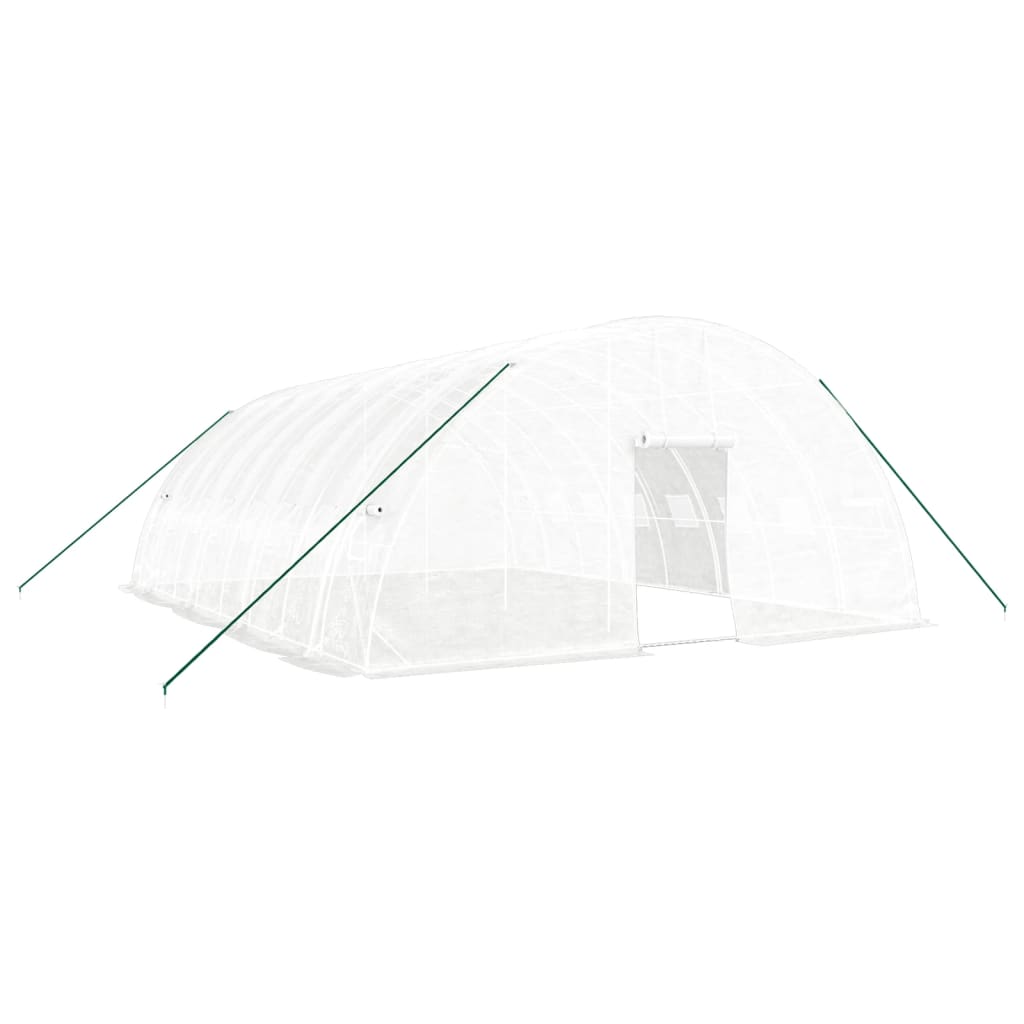 8720845892043_a_en_hd_1 vidaXL Greenhouse with Steel Frame White 48 m² 8x6x2.85 m - Image 2