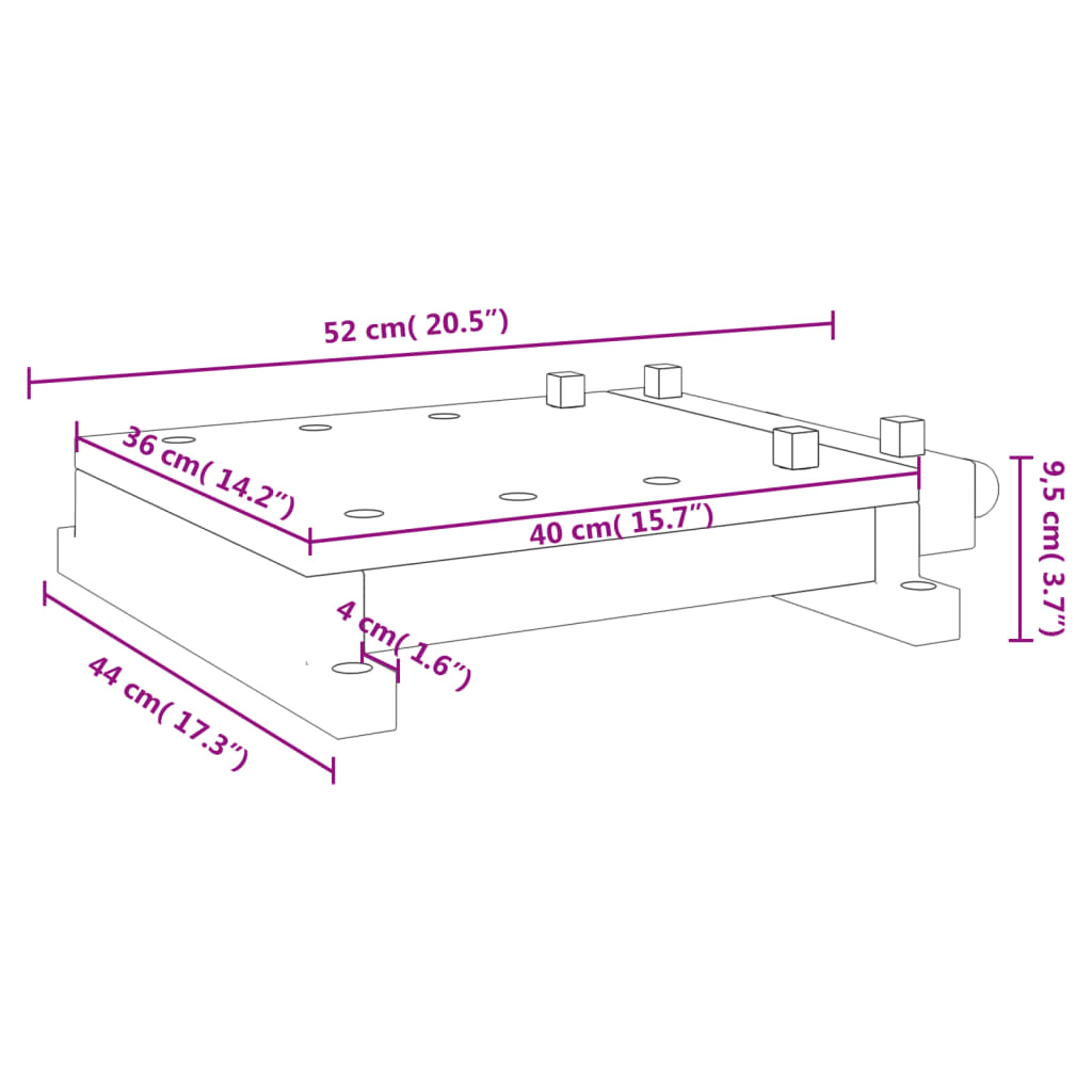 8720845892203_g_en_hd_6 vidaXL Workbench Tabletop with Vice 52x44x9.5 cm Solid Wood Acacia - Image 8