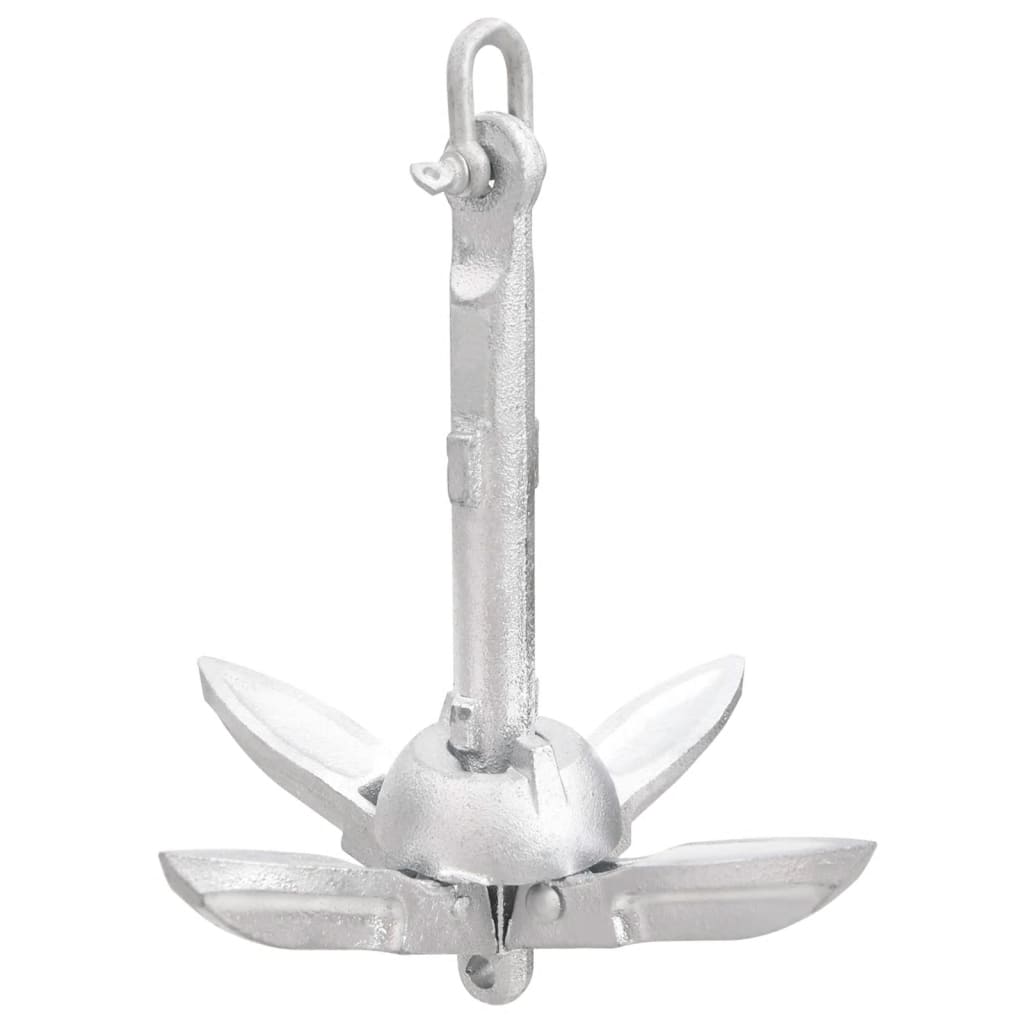 8720845892210_g_en_hd_2 vidaXL Folding Anchor Silver 0.7 kg Hot Dip Galvanized Cast Iron - Image 3