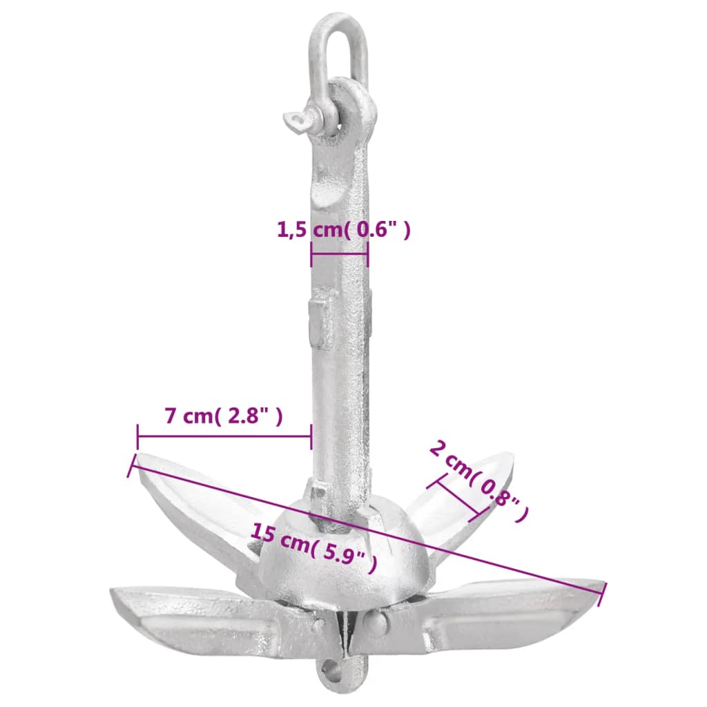 8720845892210_g_en_hd_8 vidaXL Folding Anchor Silver 0.7 kg Hot Dip Galvanized Cast Iron - Image 9