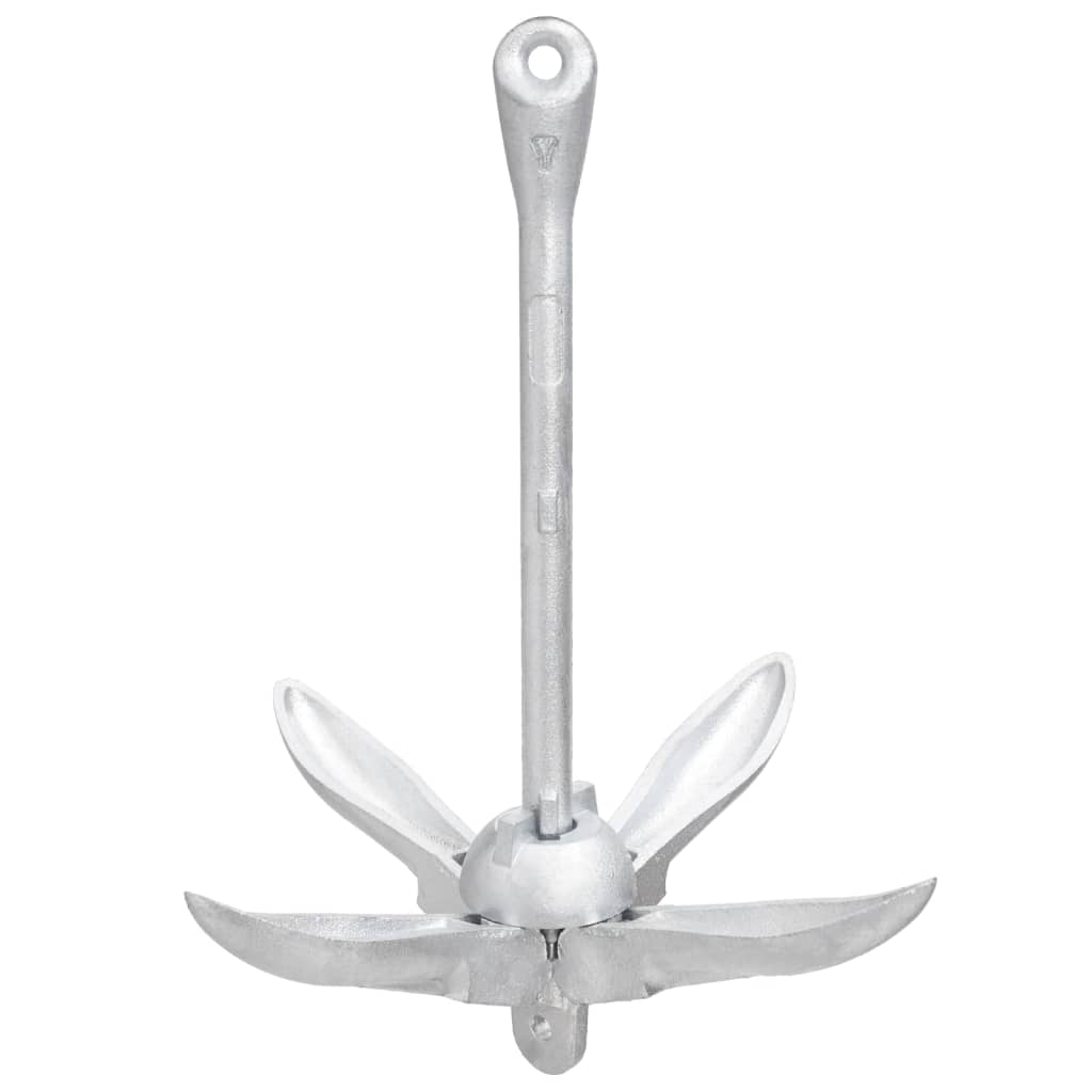 8720845892227_g_en_hd_2 vidaXL Folding Anchor Silver 4 kg Hot Dip Galvanized Cast Iron - Image 3