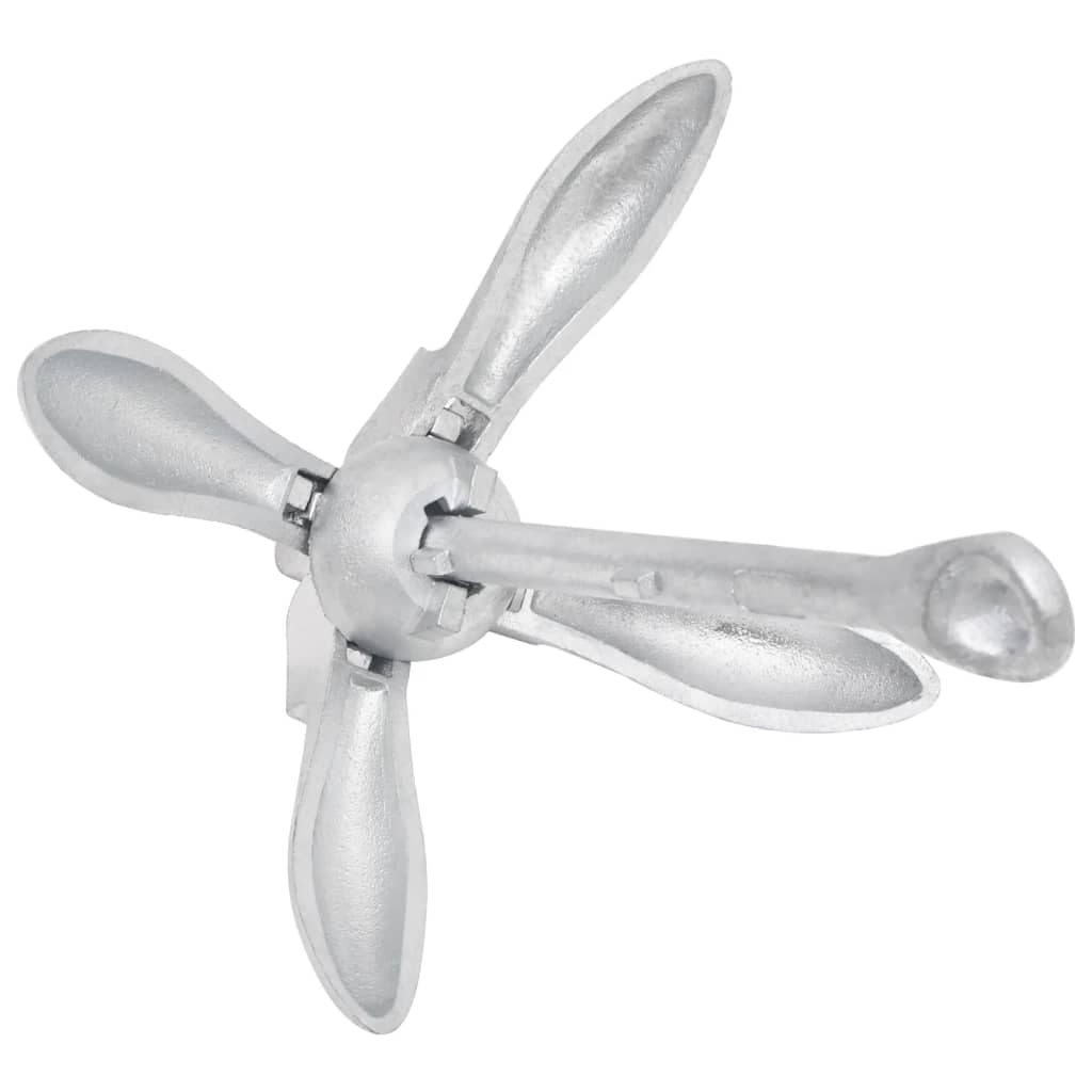 8720845892227_g_en_hd_3 vidaXL Folding Anchor Silver 4 kg Hot Dip Galvanized Cast Iron - Image 4