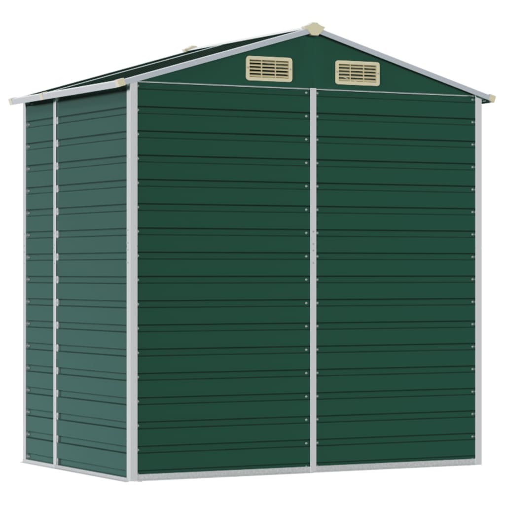 8720845894320_g_en_hd_5 vidaXL Garden Shed Green 191x130x198 cm Galvanised Steel - Image 7