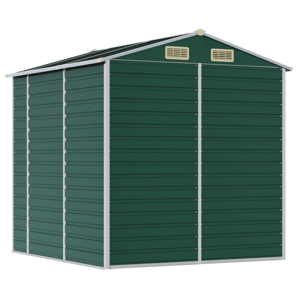 8720845894337_g_en_hd_5 vidaXL Garden Shed Green 191x215x198 cm Galvanised Steel - Image 7