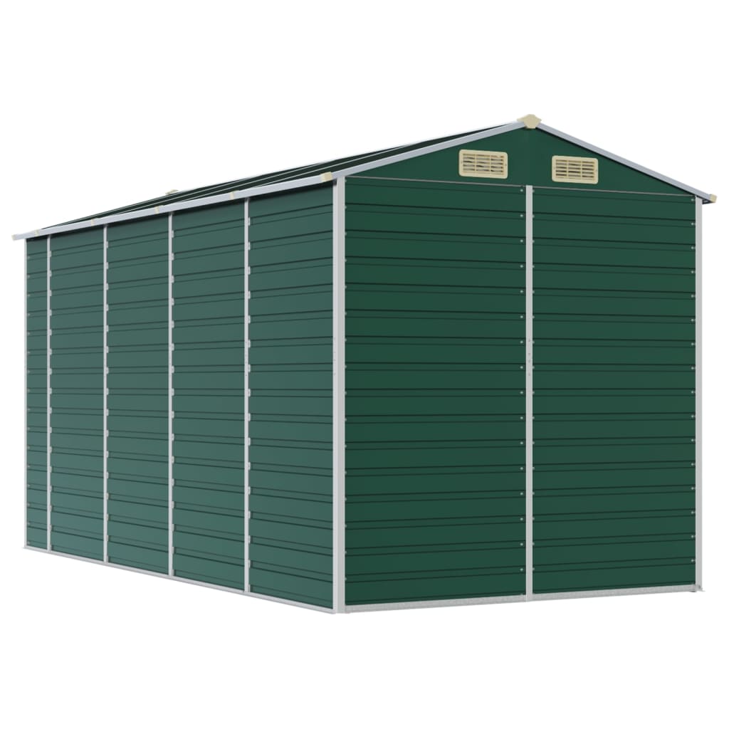 8720845894351_g_en_hd_5 vidaXL Garden Shed Green 191x385x198 cm Galvanised Steel - Image 7