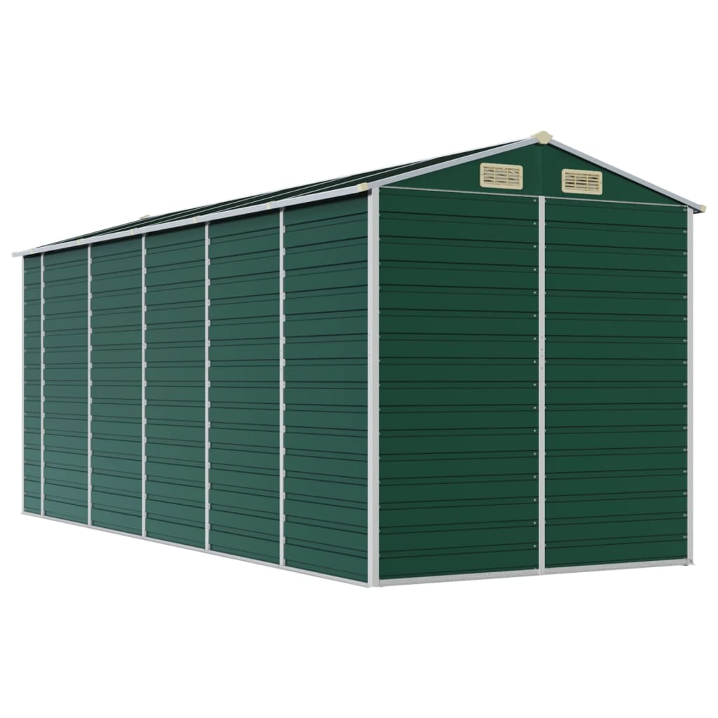 8720845894368_g_en_hd_5 vidaXL Garden Shed Green 191x470x198 cm Galvanised Steel - Image 7