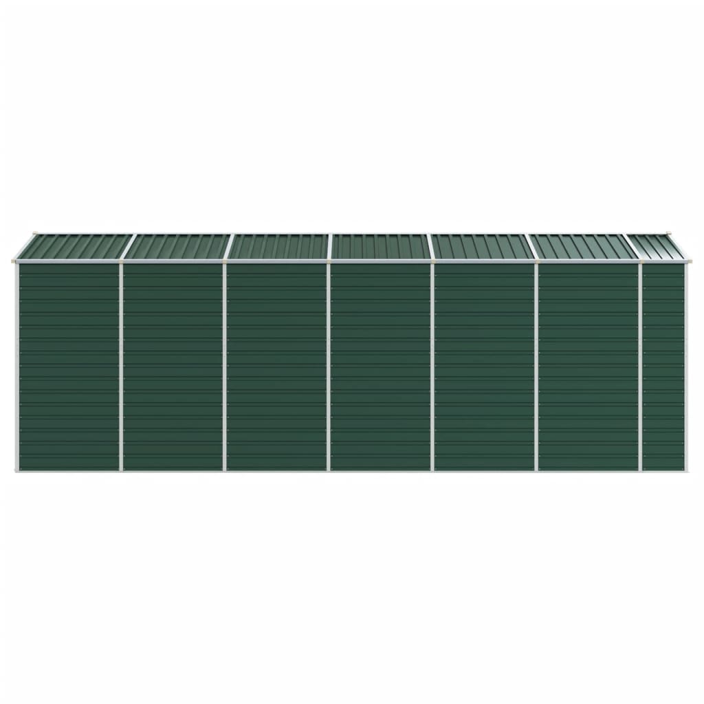 8720845894375_g_en_hd_4 vidaXL Garden Shed Green 191x555x198 cm Galvanised Steel - Image 6