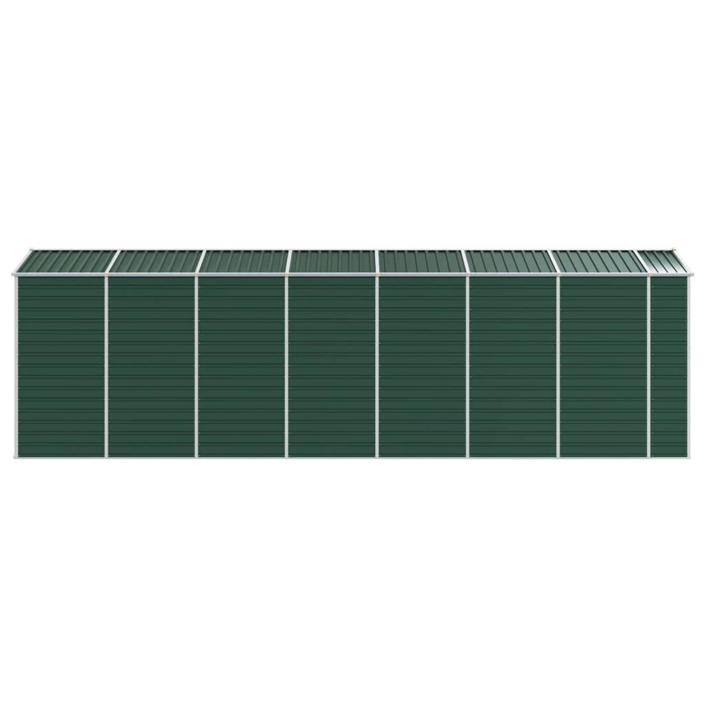 8720845894382_g_en_hd_4 vidaXL Garden Shed Green 191x640x198 cm Galvanised Steel - Image 6