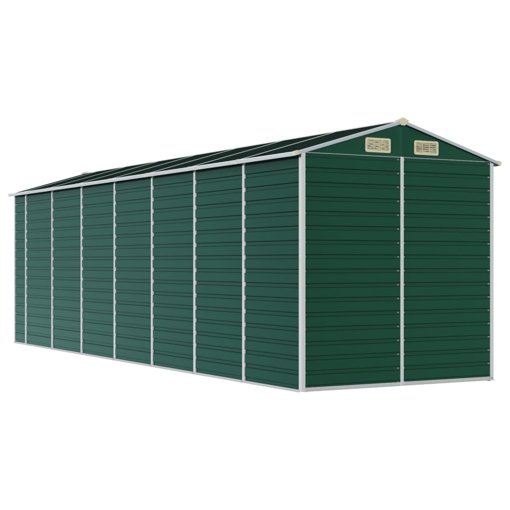 8720845894382_g_en_hd_5 vidaXL Garden Shed Green 191x640x198 cm Galvanised Steel - Image 7