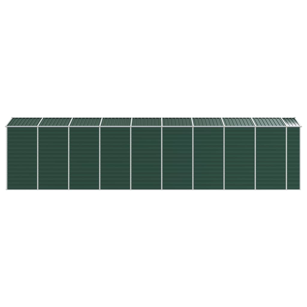 8720845894405_g_en_hd_4 vidaXL Garden Shed Green 191x810x198 cm Galvanised Steel - Image 6