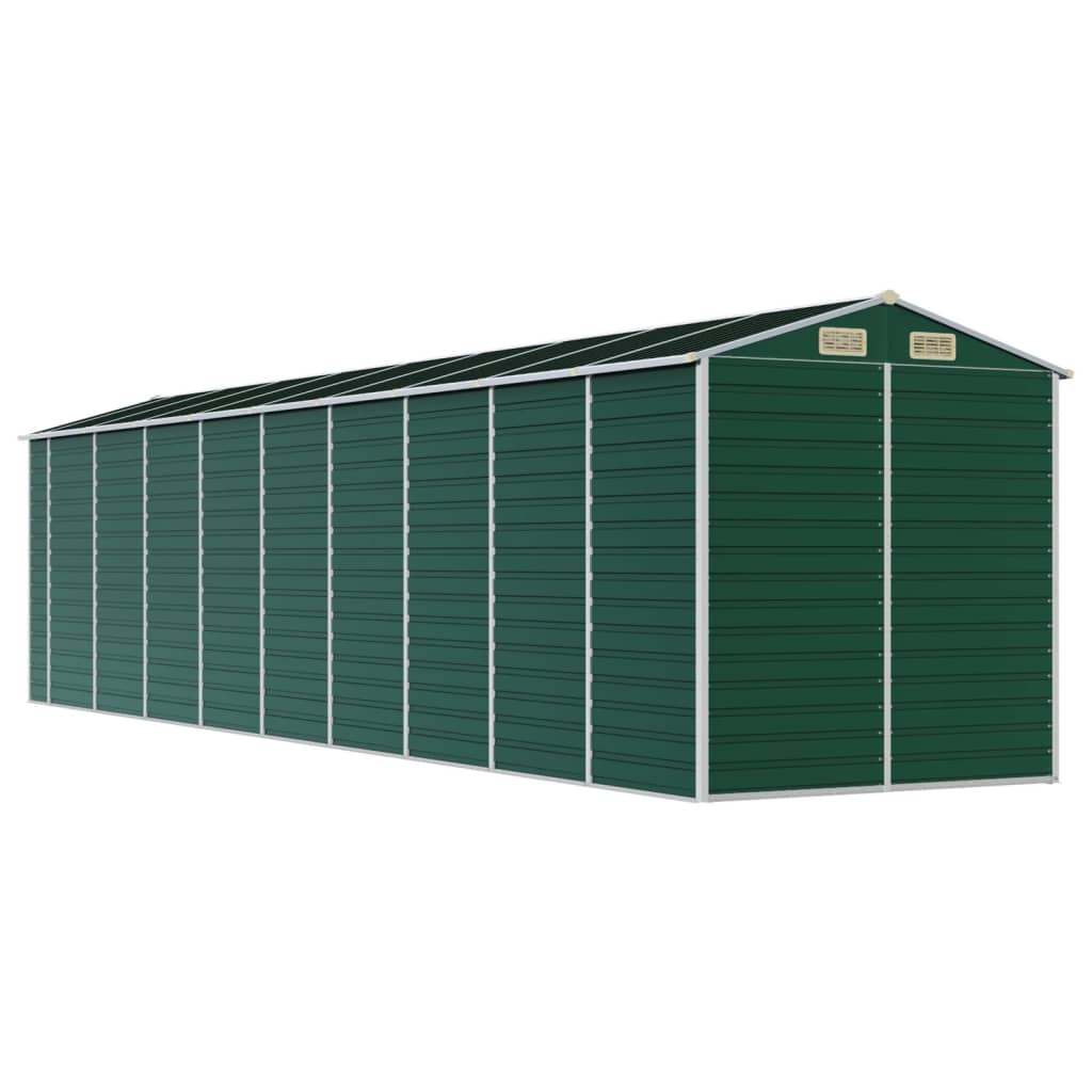 8720845894405_g_en_hd_5 vidaXL Garden Shed Green 191x810x198 cm Galvanised Steel - Image 7