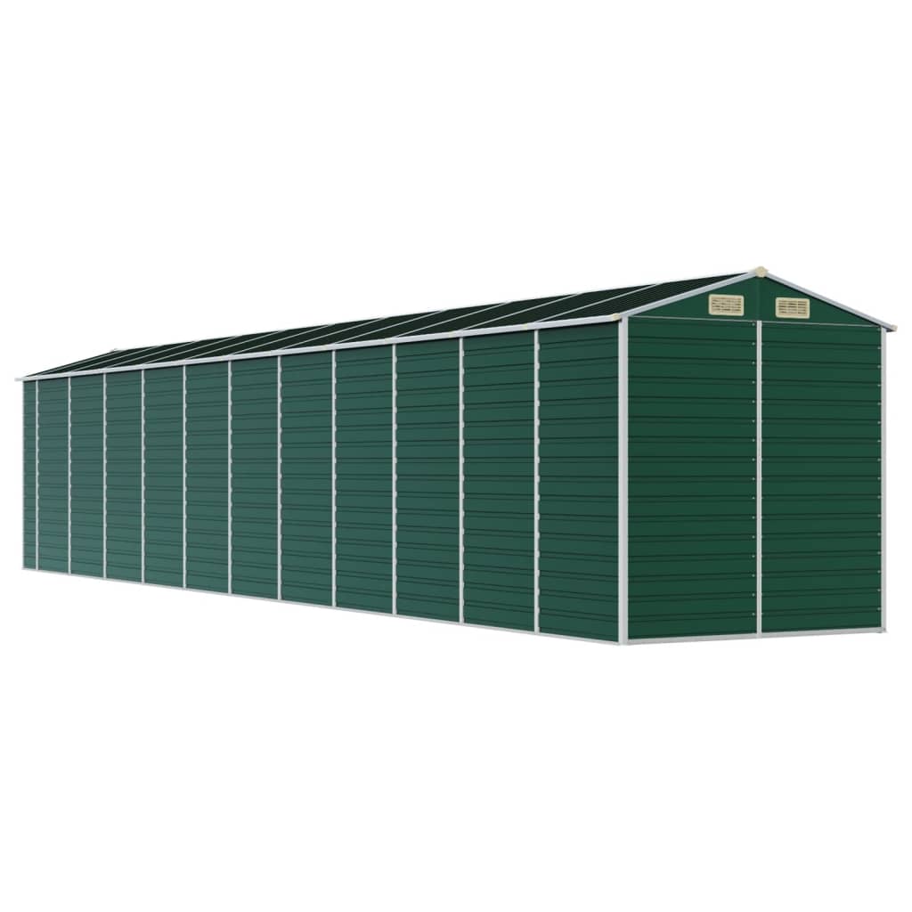 8720845894429_g_en_hd_5 vidaXL Garden Shed Green 191x980x198 cm Galvanised Steel - Image 7