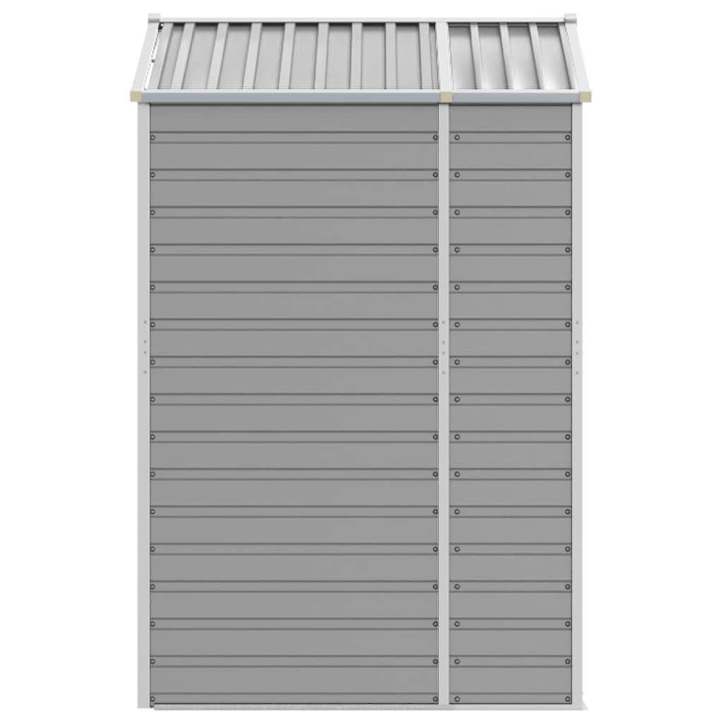 8720845894436_g_en_hd_4 vidaXL Garden Shed Light Grey 191x130x198 cm Galvanised Steel - Image 6