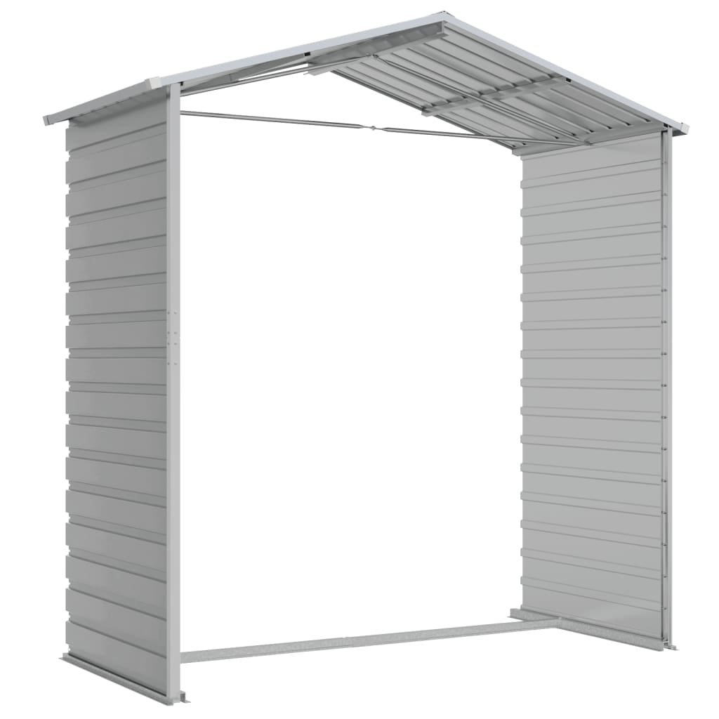 8720845894436_g_en_hd_7 vidaXL Garden Shed Light Grey 191x130x198 cm Galvanised Steel - Image 9