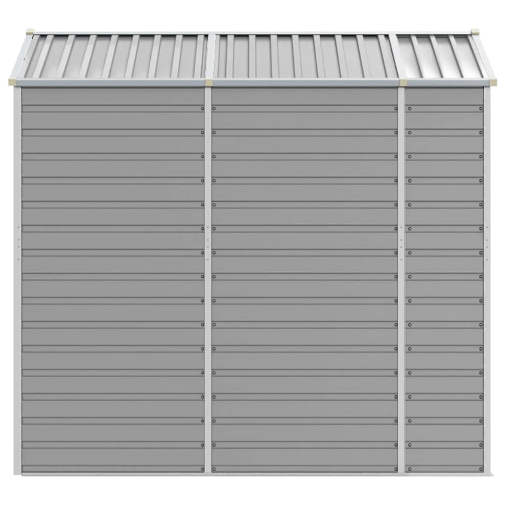 8720845894443_g_en_hd_4 vidaXL Garden Shed Light Grey 191x215x198 cm Galvanised Steel - Image 6