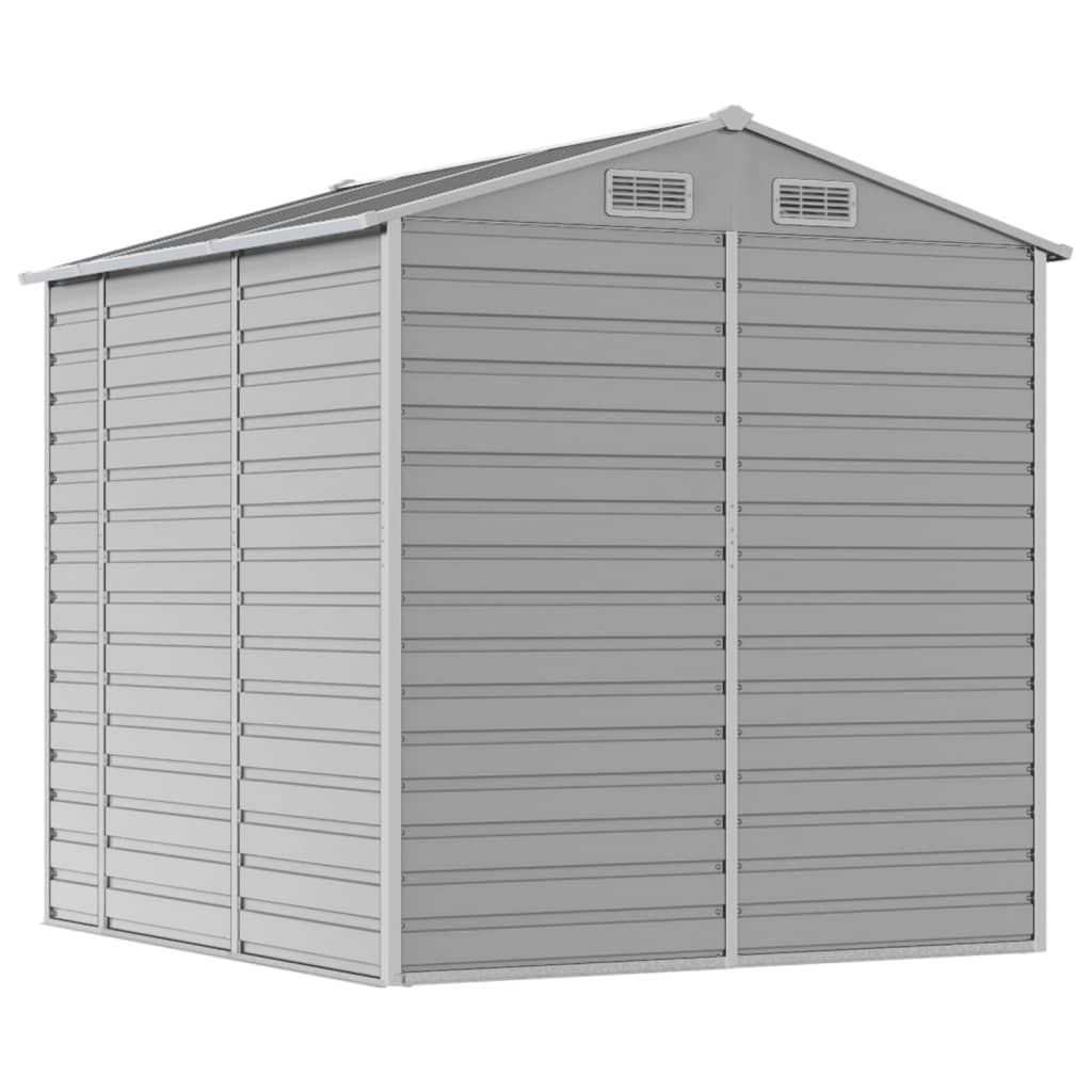 8720845894443_g_en_hd_5 vidaXL Garden Shed Light Grey 191x215x198 cm Galvanised Steel - Image 7