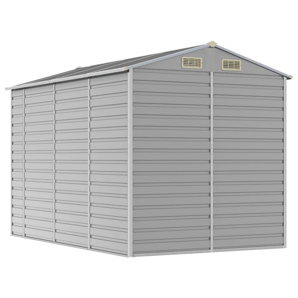 8720845894450_g_en_hd_5 vidaXL Garden Shed Light Grey 191x300x198 cm Galvanised Steel - Image 7