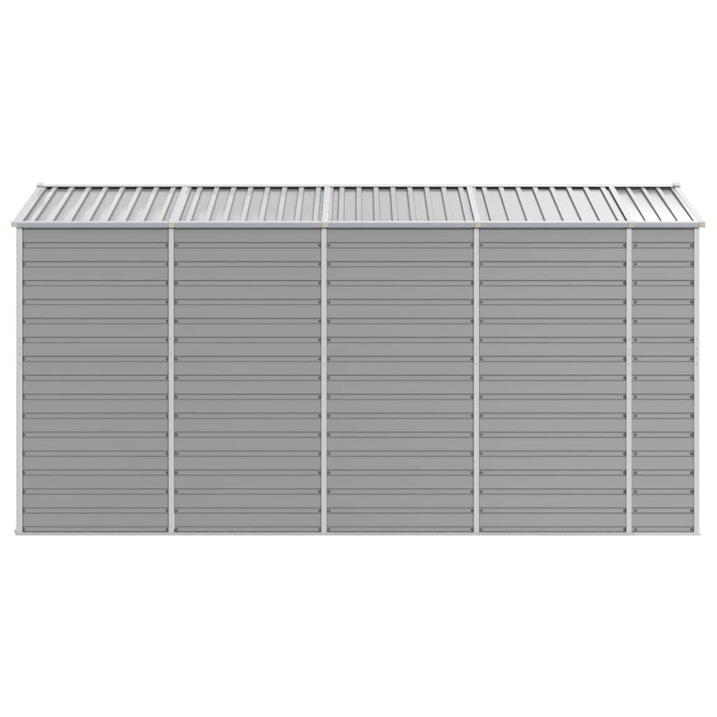 8720845894467_g_en_hd_4 vidaXL Garden Shed Light Grey 191x385x198 cm Galvanised Steel - Image 6