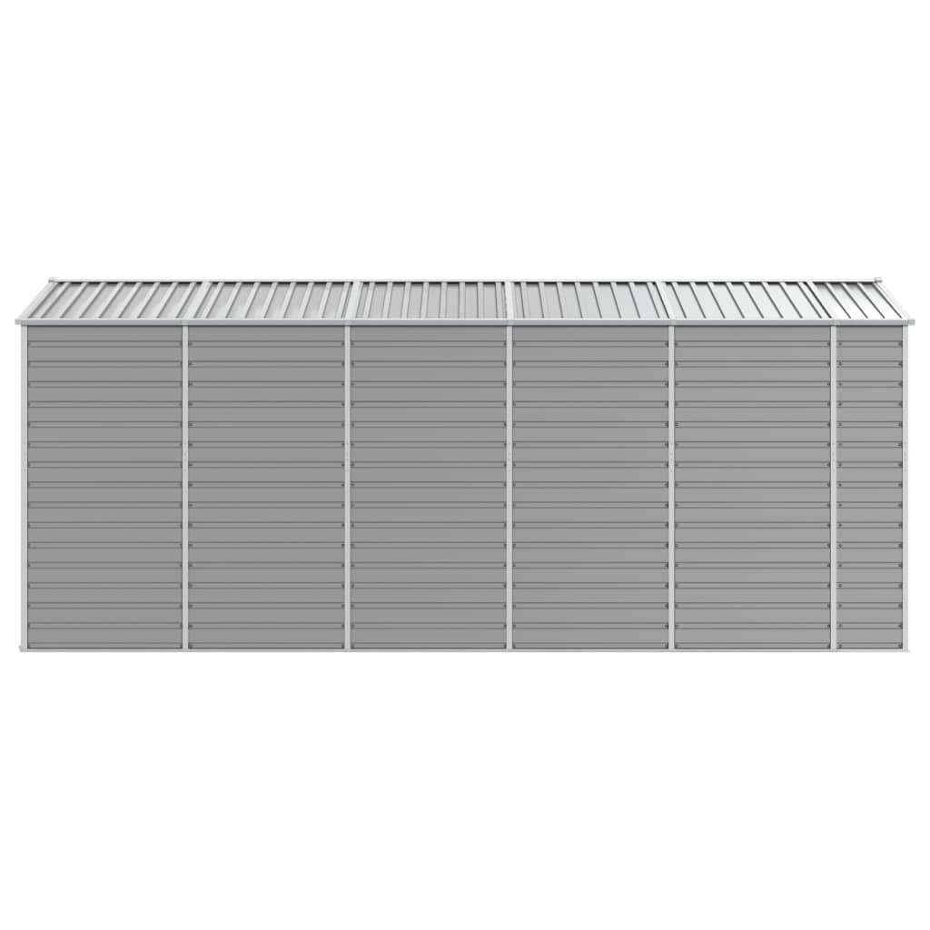 8720845894474_g_en_hd_4 vidaXL Garden Shed Light Grey 191x470x198 cm Galvanised Steel - Image 6