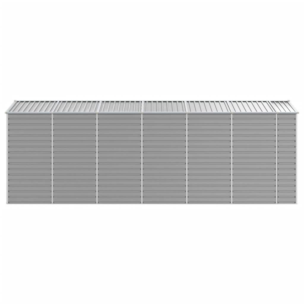 8720845894481_g_en_hd_4 vidaXL Garden Shed Light Grey 191x555x198 cm Galvanised Steel - Image 6