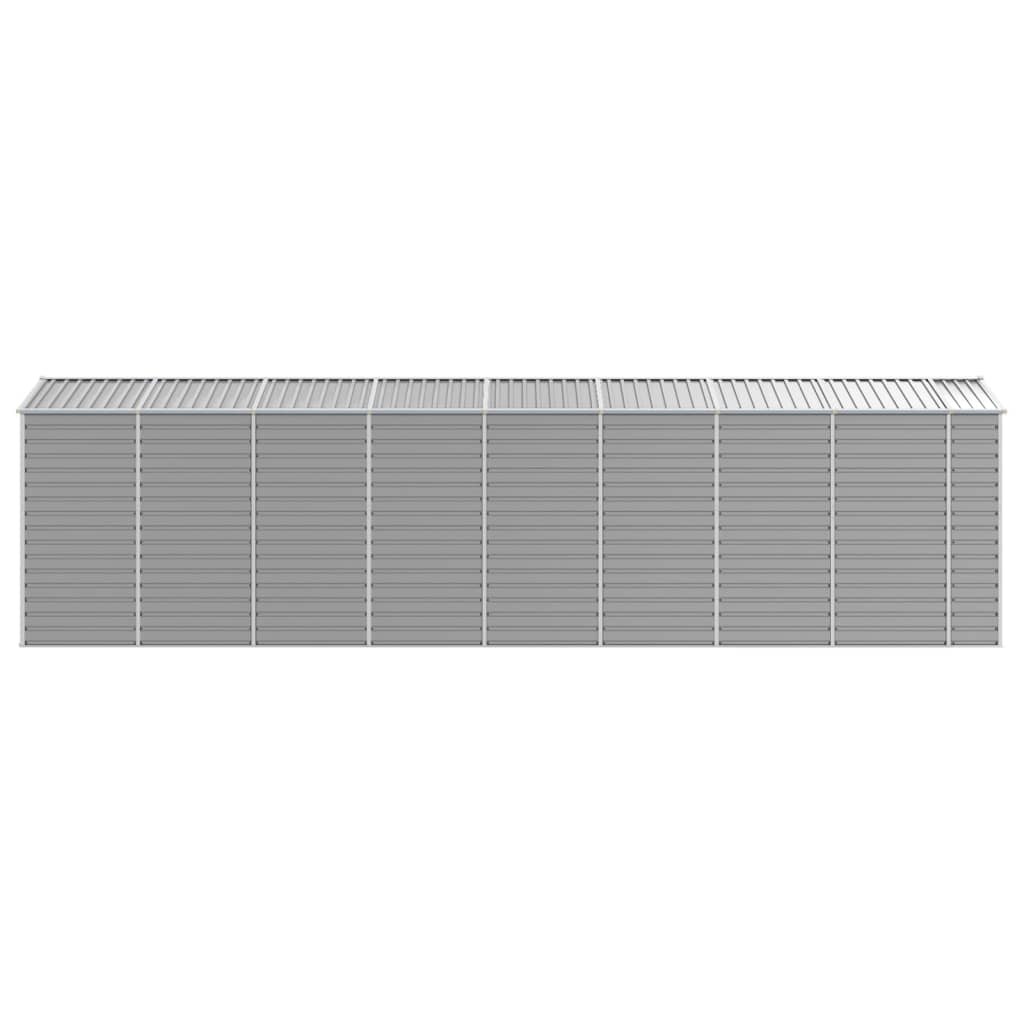 8720845894504_g_en_hd_4 vidaXL Garden Shed Light Grey 191x725x198 cm Galvanised Steel - Image 6