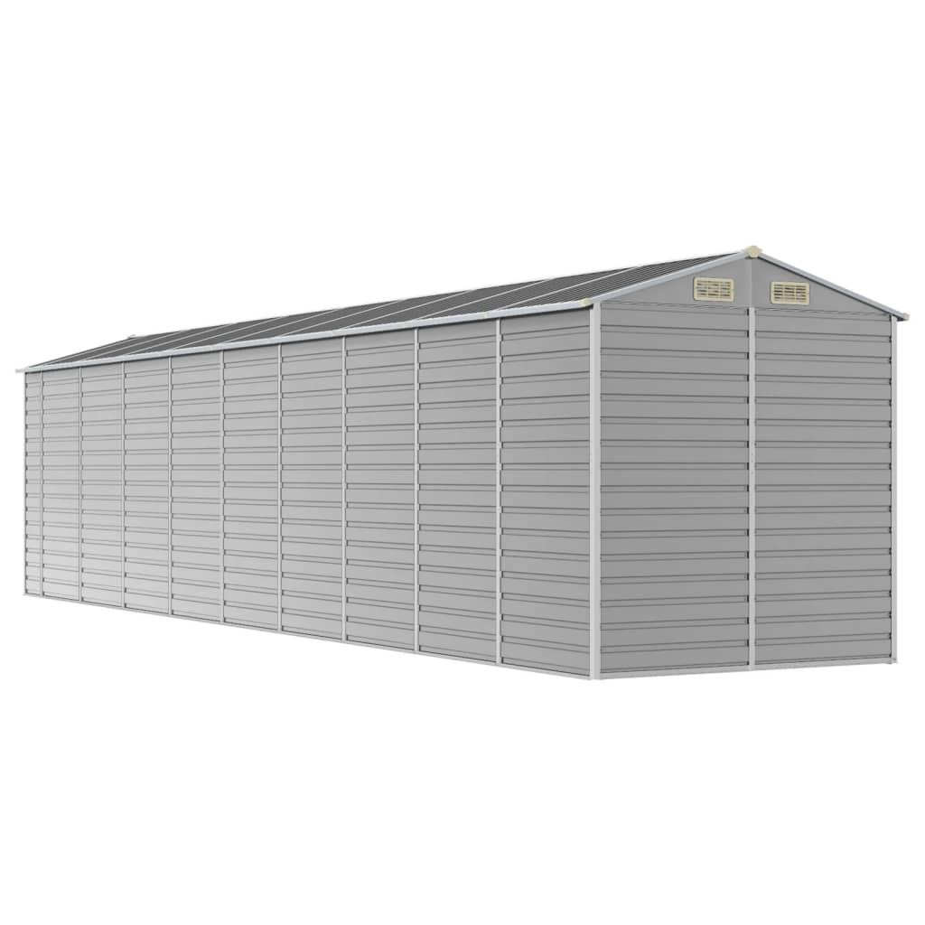 8720845894511_g_en_hd_5 vidaXL Garden Shed Light Grey 191x810x198 cm Galvanised Steel - Image 7